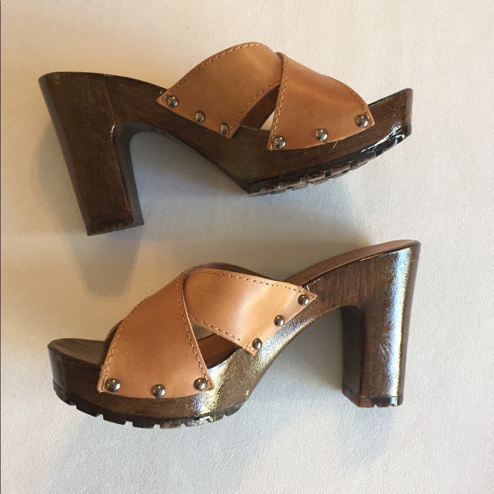 🇮🇹Italian Leather Mules/ Clogs🇮🇹